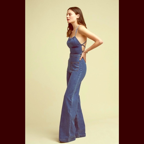Stoned Immaculate Other - Stoned Immaculate Blue Denim Jumpsuit